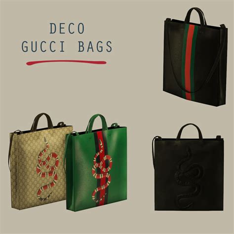 gucci bag the sims 4|sims 4 Gucci deco kit.